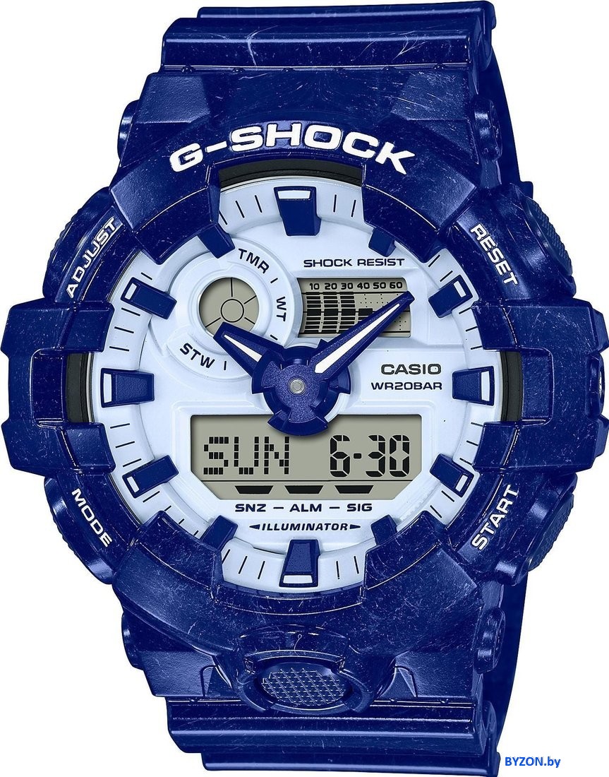 Наручные часы Casio G-Shock GA-700BWP-2A Наручные часы Casio G-Shock GA-700BWP-2A
