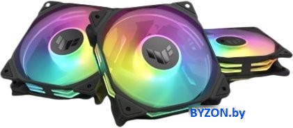 Комплект вентиляторов для корпуса ASUS TUF Gaming TR120 ARGB Triple Pack (черный) Комплект вентиляторов для корпуса ASUS TUF Gaming TR120 ARGB Triple Pack (черный)