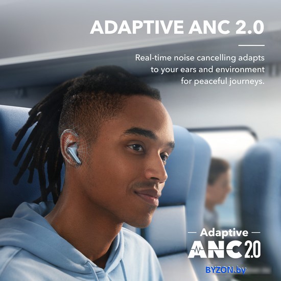 Наушники Anker Soundcore Liberty 4 NC (голубой) Наушники Anker Soundcore Liberty 4 NC (голубой)