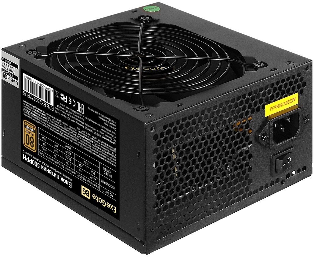 Блок питания ExeGate 500PPH-OEM EX280577RUS-OEM Блок питания ExeGate 500PPH-OEM EX280577RUS-OEM