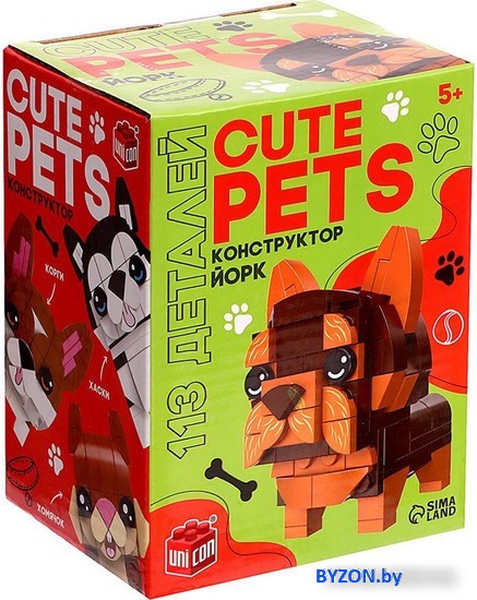 Конструктор Unicon Cute pets 9278944 Йорк Конструктор Unicon Cute pets 9278944 Йорк