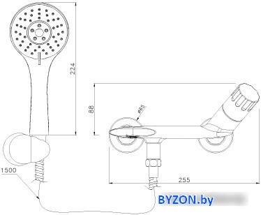 Смеситель Lemark Wing LM5302C Смеситель Lemark Wing LM5302C