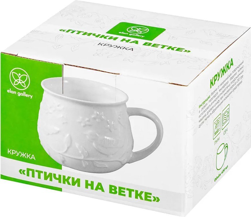 Чашка Elan Gallery Птички на ветке 540869 Чашка Elan Gallery Птички на ветке 540869
