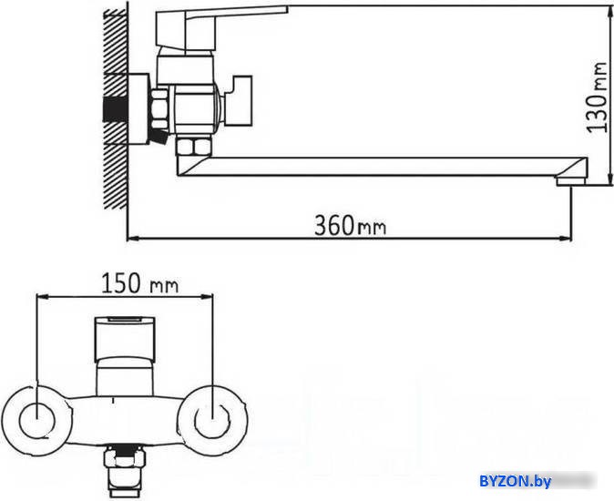 Смеситель Wisent WP2230 Смеситель Wisent WP2230