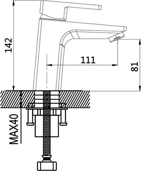 Смеситель Shevanik S8201 Смеситель Shevanik S8201