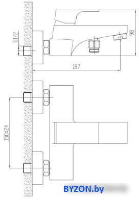 Смеситель Esko Berlin BR 54 Смеситель Esko Berlin BR 54