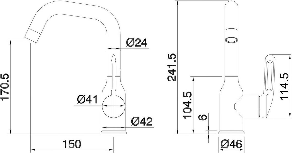 Смеситель Ekko E4065 Смеситель Ekko E4065