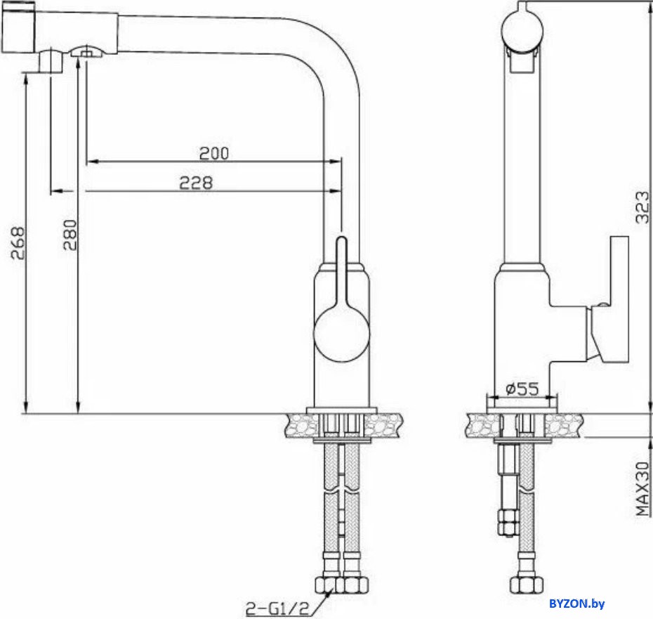 Смеситель AV Engineering AVTRO1-10631 Смеситель AV Engineering AVTRO1-10631