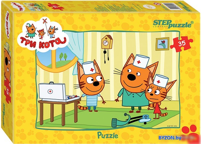 Мозаика/пазл Step Puzzle Три кота 91150 (35 эл) Мозаика/пазл Step Puzzle Три кота 91150 (35 эл)