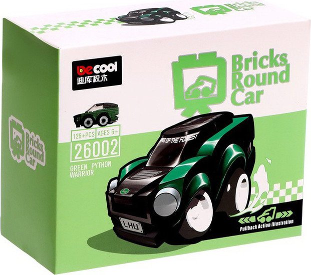 Конструктор Decool Bricks Round Car 26002 Спорткар Конструктор Decool Bricks Round Car 26002 Спорткар