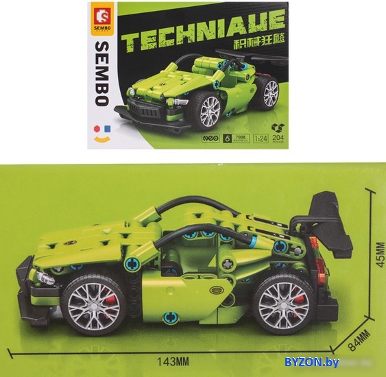 Конструктор Darvish Машинка SR-T-3644 Конструктор Darvish Машинка SR-T-3644