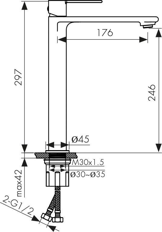 Смеситель Kaiser Serio 05411-3 Смеситель Kaiser Serio 05411-3