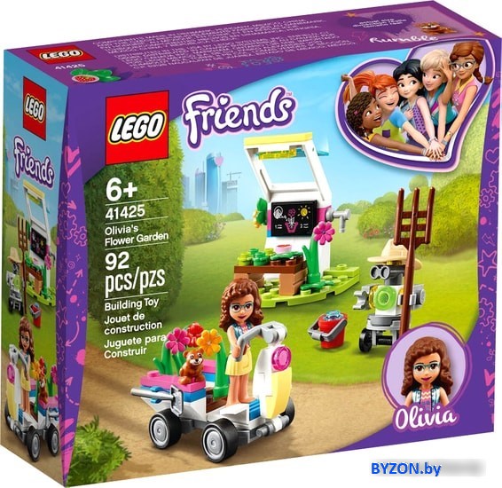 Конструктор LEGO Friends 41425 Цветочный сад Оливии Конструктор LEGO Friends 41425 Цветочный сад Оливии