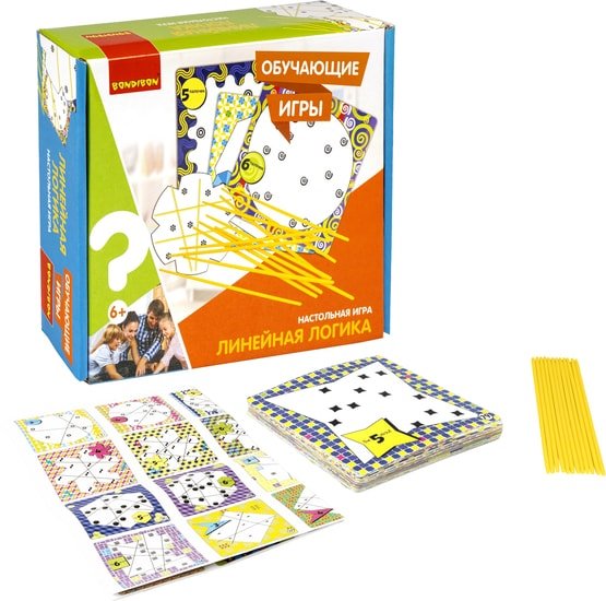 Развивающая игра Bondibon Линейная логика ВВ5053 Развивающая игра Bondibon Линейная логика ВВ5053