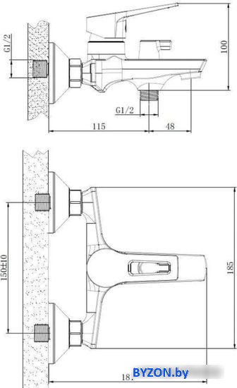 Смеситель Esko Rabat RA 54 w/a Смеситель Esko Rabat RA 54 w/a