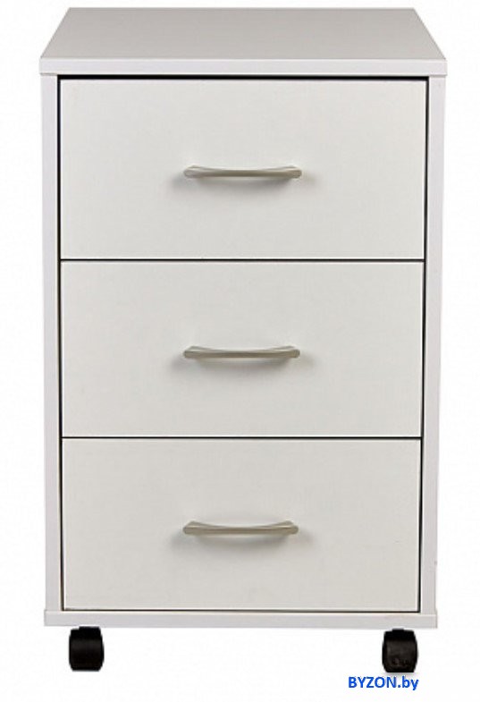 Тумба Polini Kids Mirum с ящиками на колесах 40x55 0002740.9 (белый) Тумба Polini Kids Mirum с ящиками на колесах 40x55 0002740.9 (белый)