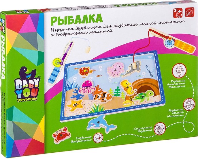 Магнитная рыбалка Bondibon Baby You Рыбалка ВВ2193 Магнитная рыбалка Bondibon Baby You Рыбалка ВВ2193