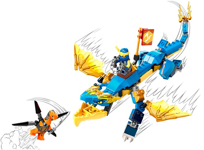 Конструктор LEGO Ninjago 71760 Грозовой дракон ЭВО Джея Конструктор LEGO Ninjago 71760 Грозовой дракон ЭВО Джея