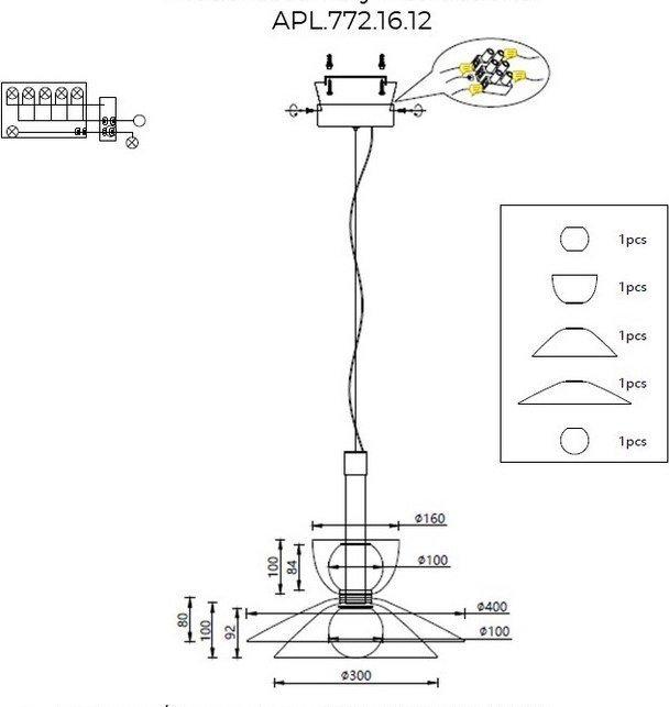 Подвесная люстра Aployt APL.772.16.12 Подвесная люстра Aployt APL.772.16.12