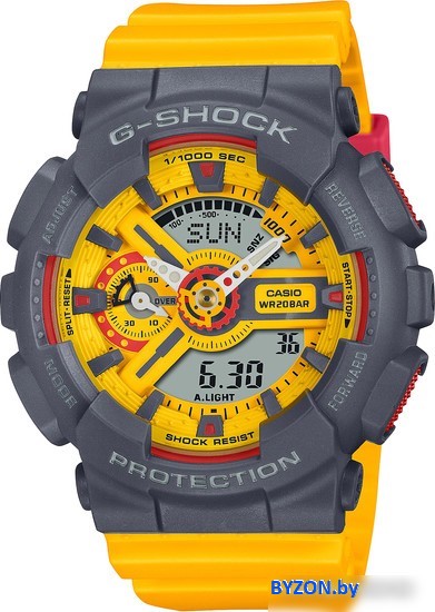 Наручные часы Casio G-Shock GMA-S110Y-9A Наручные часы Casio G-Shock GMA-S110Y-9A