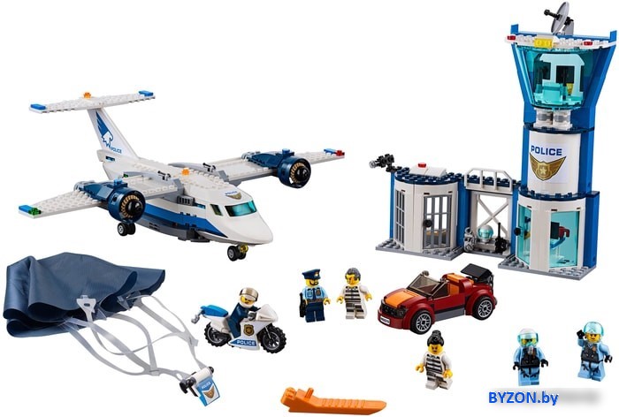 Конструктор LEGO City 60210 Воздушная полиция: авиабаза Конструктор LEGO City 60210 Воздушная полиция: авиабаза