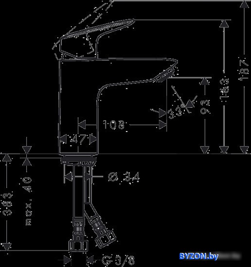 Смеситель Hansgrohe Logis 71101000 Смеситель Hansgrohe Logis 71101000
