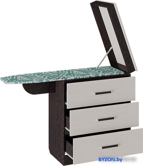 Комод Трия Со встроенной гладильной доской (венге цаво/дуб белфорт) Комод Трия Со встроенной гладильной доской (венге цаво/дуб белфорт)