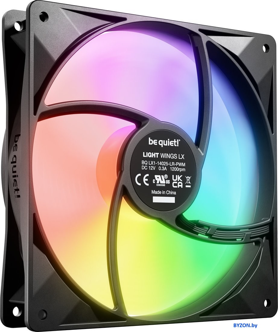 Комплект вентиляторов для корпуса be quiet! Light Wings LX 140mm PWM 3-Pack BL127 Комплект вентиляторов для корпуса be quiet! Light Wings LX 140mm PWM 3-Pack BL127