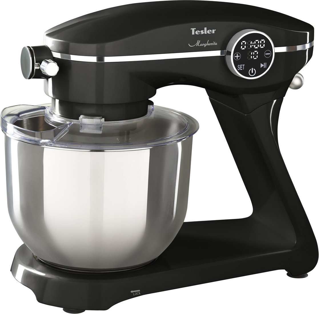 Планетарный миксер Tesler KM-1860 (черный) Планетарный миксер Tesler KM-1860 (черный)