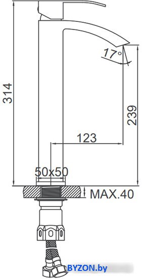Смеситель Ledeme L1155-15 Смеситель Ledeme L1155-15