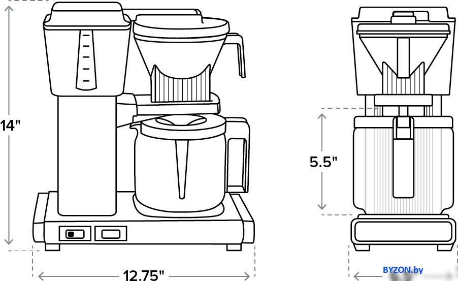 Капельная кофеварка Technivorm Moccamaster KBG741 Select (розовый) Капельная кофеварка Technivorm Moccamaster KBG741 Select (розовый)