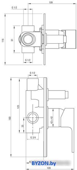 Смеситель Deante Anemon BCZ 044P Смеситель Deante Anemon BCZ 044P