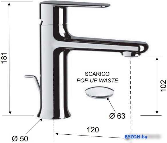 Смеситель Remer Vanity V 10 Смеситель Remer Vanity V 10