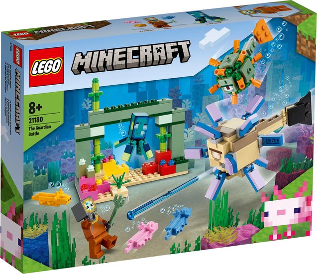 Конструктор LEGO Minecraft 21180 Битва со стражем Конструктор LEGO Minecraft 21180 Битва со стражем