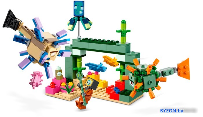 Конструктор LEGO Minecraft 21180 Битва со стражем Конструктор LEGO Minecraft 21180 Битва со стражем