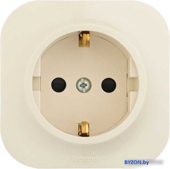 Розетка Legrand Quteo 782250 (слоновая кость) Розетка Legrand Quteo 782250 (слоновая кость)