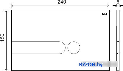 OLI Iplate 670006 (матовый хром) OLI Iplate 670006 (матовый хром)