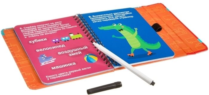 Развивающая игра Bondibon Задачи на внимание и память ВВ3954 Развивающая игра Bondibon Задачи на внимание и память ВВ3954