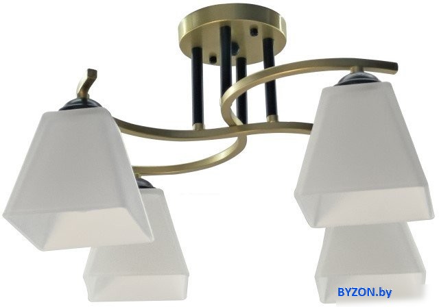 Люстра средней высоты Aitin Pro НПБ 02-4x60-101 N5456/4 (золото/черный) Люстра средней высоты Aitin Pro НПБ 02-4x60-101 N5456/4 (золото/черный)