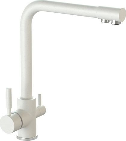 Смеситель MARRBAXX Карельский камень КМ006/G31 (белый) Смеситель MARRBAXX Карельский камень КМ006/G31 (белый)