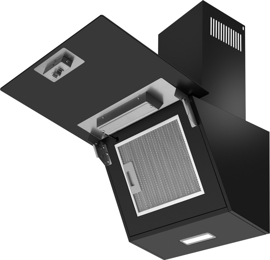 Кухонная вытяжка Weissgauff Yota 500 Touch Black Glass Кухонная вытяжка Weissgauff Yota 500 Touch Black Glass