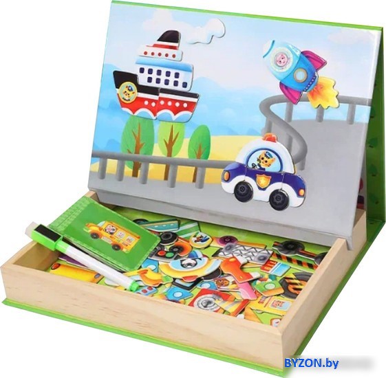 Головоломка Top Goods Веселый транспорт JHTOY-235 Головоломка Top Goods Веселый транспорт JHTOY-235