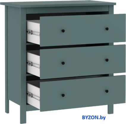 Комод Mio Tesoro Сага 2.08.02.020.6 (темно-бирюзовый) Комод Mio Tesoro Сага 2.08.02.020.6 (темно-бирюзовый)