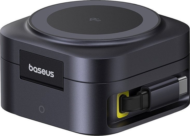 Сетевое зарядное Baseus PicoGo Series 2-in-1 Magnetic Wireless Charger Qi2 67W P10276800123-00 (черный) Сетевое зарядное Baseus PicoGo Series 2-in-1 Magnetic Wireless Charger Qi2 67W P10276800123-00 (черный)