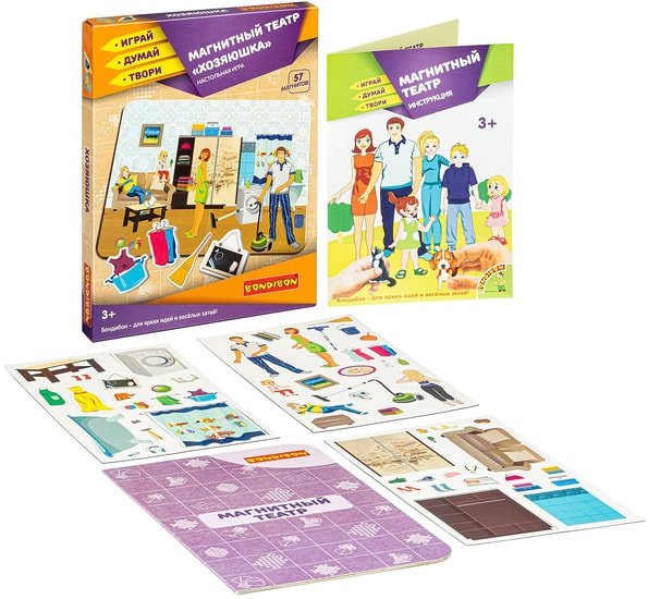 Развивающая игра Bondibon Магнитный театр. Хозяюшка ВВ4411 Развивающая игра Bondibon Магнитный театр. Хозяюшка ВВ4411