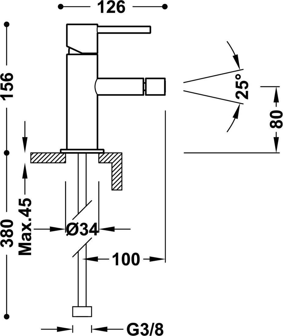 Смеситель Tres Maxtres 06212001OM Смеситель Tres Maxtres 06212001OM