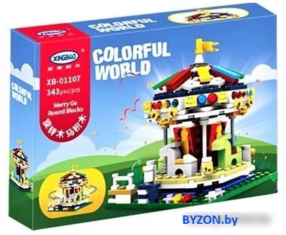Конструктор XingBao Colorful World XB-01107 Карусель Конструктор XingBao Colorful World XB-01107 Карусель