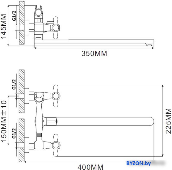 Смеситель Maxonor MN2225 Смеситель Maxonor MN2225