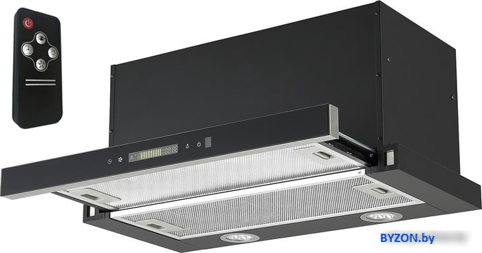 Кухонная вытяжка Backer TH60CL-2F200-SHINY BLACK RC Кухонная вытяжка Backer TH60CL-2F200-SHINY BLACK RC