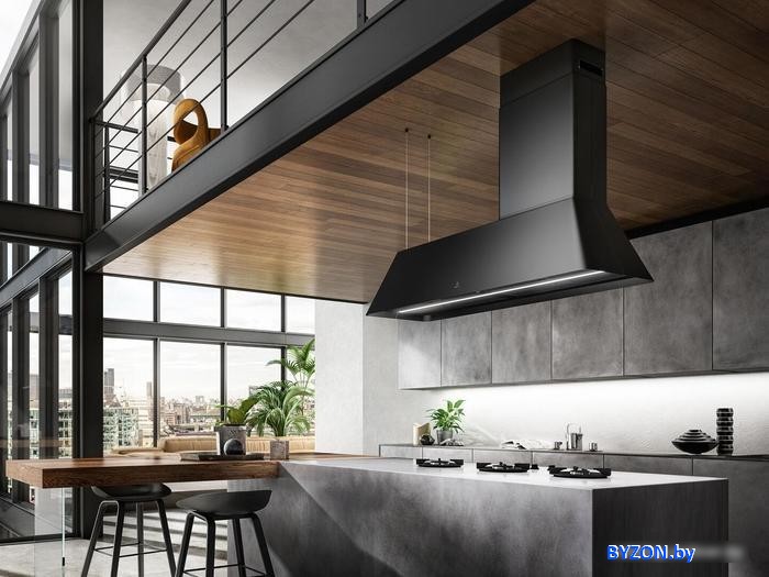 Кухонная вытяжка Elica Ikona Maxxi Pure BL MAT/F/120 Кухонная вытяжка Elica Ikona Maxxi Pure BL MAT/F/120